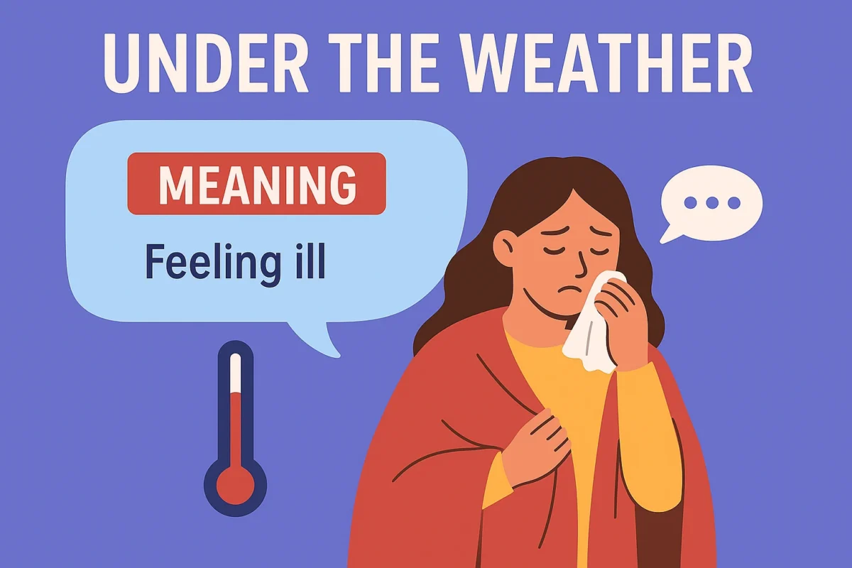 Idiom of The Day – Under the Weather Meaning & Examples