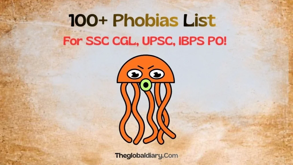 Complete List of Phobias: 100+ Phobia Names with Meanings for SSC CGL/UPSC Exams